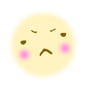 怒った顔